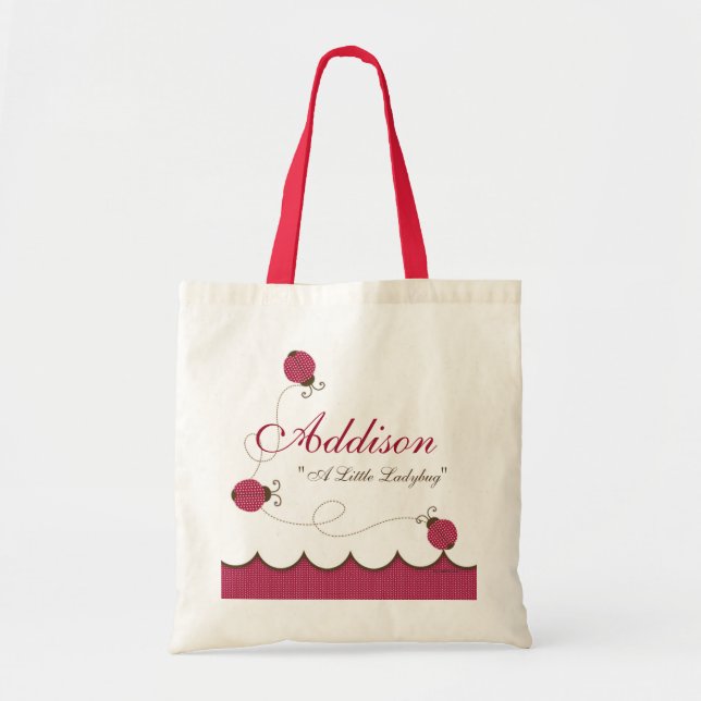 Personalised Lady Bug Bag (Front)
