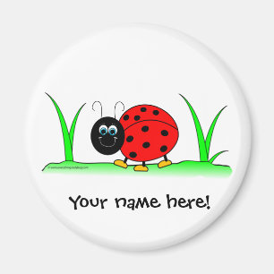 Personalised Ladybug Magnet