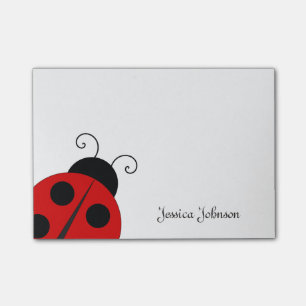 Personalised Ladybug notepad