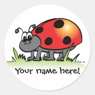 Personalised Ladybug Sticker
