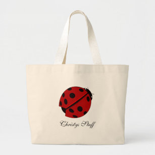 Personalised Ladybug Tote Bag