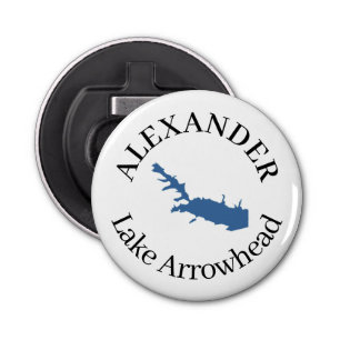 Personalised Lake Arrowhead   Bottle Opener
