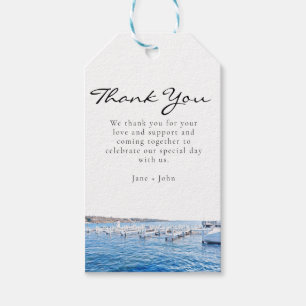 Personalised Lake Geneva Wisconsin Thank You Gift Tags