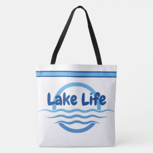 Personalised Lake Life Boat Gear Tote Bag