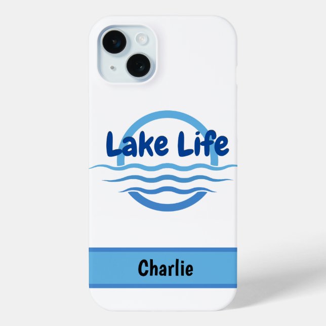 Personalised Lake Life  Case-Mate iPhone Case (Back)