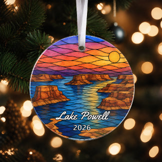 Personalised Lake Powell Acrylic Ornament, Custom  Ornament