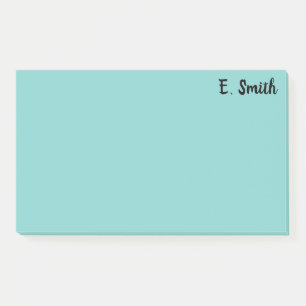 Personalised Large Blue Post-it Notes