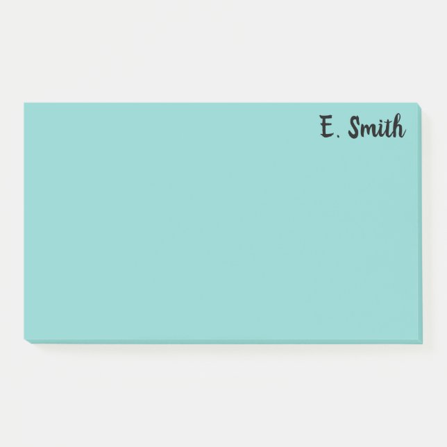 Personalised Large Blue Post-it Notes (Front)
