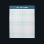 Personalised Large Graph Paper Notepad<br><div class="desc">Large Graph Paper , Sheets,  Grid Paper,  Notepad (</div>