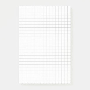 Personalised Large Graph Paper Post-it Notes