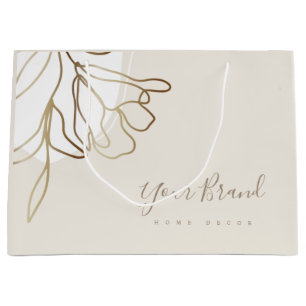 Personalised Large Paper Bag Elegant Design