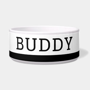 Personalised Large Pet Bowl with Name