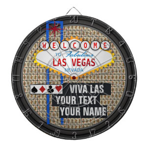 Personalised Las Vegas Dartboard