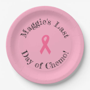 Personalised "Last Day of Chemo" Paper Plates