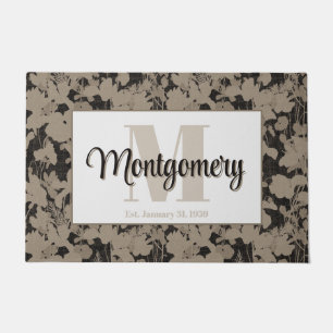 Personalised Last Name Door Mat Est Wedding Gift  
