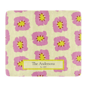 Personalised Last Name Est Year Wedding Gift Cutting Board