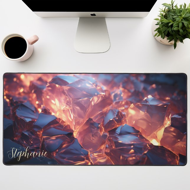 Personalised Lava Rock  Desk Mat (Creator Uploaded)