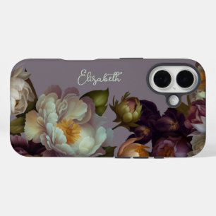 Personalised Lavender Botanical Floral iPhone Case