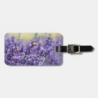 Personalised || Lavender field Luggage Tag