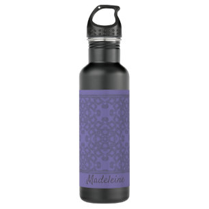 Personalised lavender pattern 710 ml water bottle