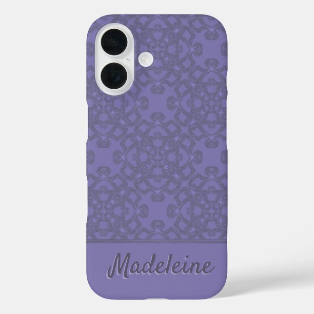 Personalised lavender pattern Case-Mate iPhone case (Back)