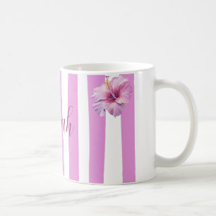 Personalised Lavender Watercolor Floral notebook Coffee Mug