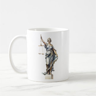 Personalised Law School/Lawyer Lady Justice Coffee Mug
