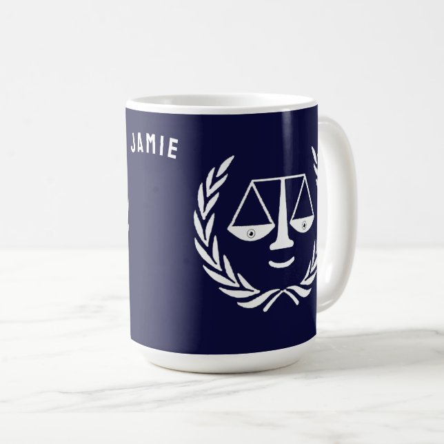 Personalised Lawyer Coffee Mug (Front Right)