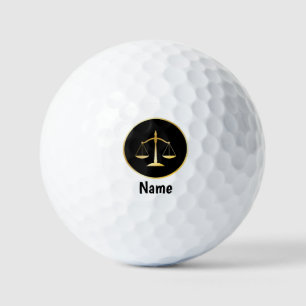 Personalised Lawyer Judge  Golf Balls