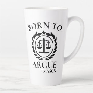 Personalised Lawyer Mugs Born to Argue