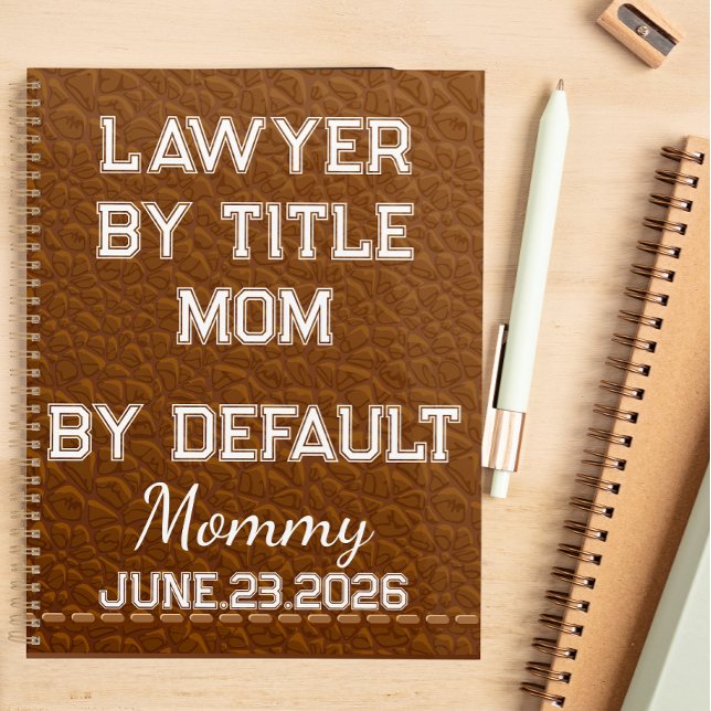 Personalised lawyer mum mother's day Planner (Creator Uploaded)