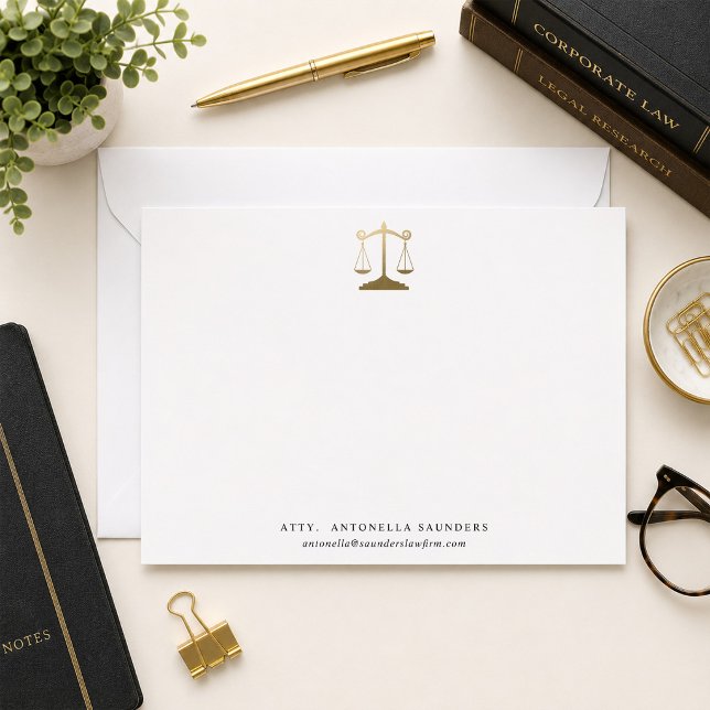 Personalised Lawyer Note Card (Creator Uploaded)