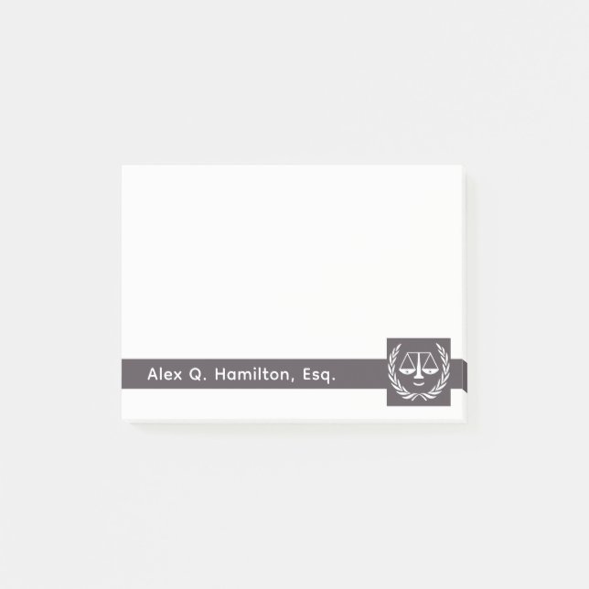 Personalised Lawyer Notes (Front)