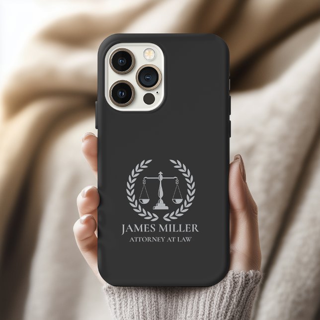 Personalised Lawyer Phone Case Gift for Attorneys (personalized attorney appreciation gift, lawyer birthday gift phone case, law school graduation gift)