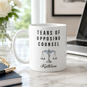 Personalised Lawyer Tears of Opposing Counsel Coffee Mug