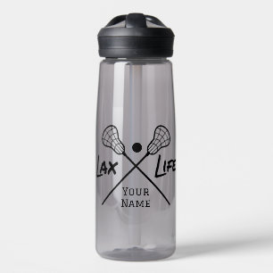 Personalised LAX (Lacrosse) Water Bottle