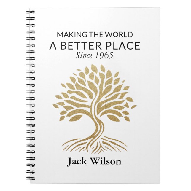 Personalised Legacy & Impact Notebook (Front)