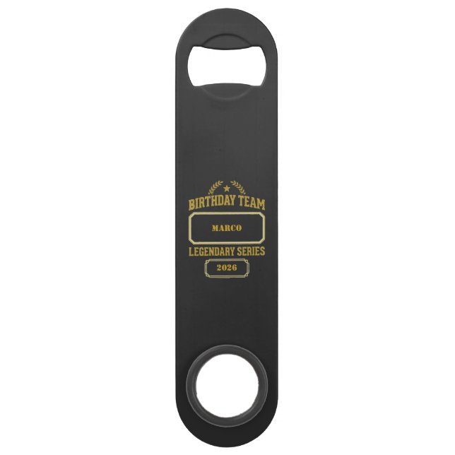 Personalised Legendary Series Gold  Birthday (Front)