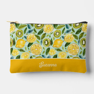 Personalised Lemon Accessory Pouch