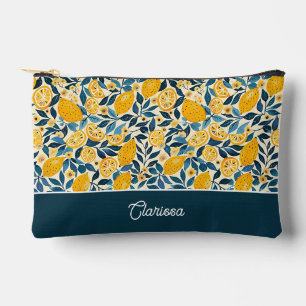 Personalised Lemon Accessory Pouch