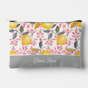 Personalised Lemon Accessory Pouch
