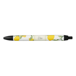 Personalised Lemon Print Pen