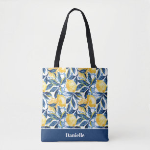 Personalised Lemon Tote Bag