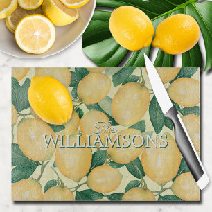 Personalised Lemons Cutting Board