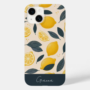 Personalised Lemons phone case