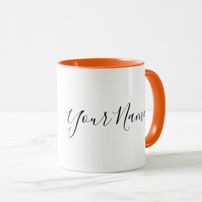 Personalised Leo Zodiac sign Name and traits Mug (Front Right)