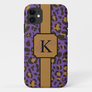 Personalised Leopard Jaguar Animal Print Pattern iPhone 11 Case