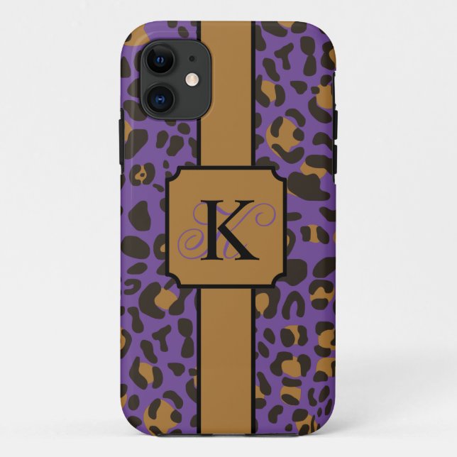 Personalised Leopard Jaguar Animal Print Pattern Case-Mate iPhone Case (Back)