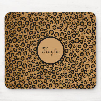 Personalised Leopard Mousepad