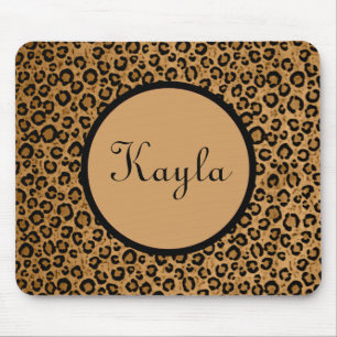 Personalised Leopard Mousepad